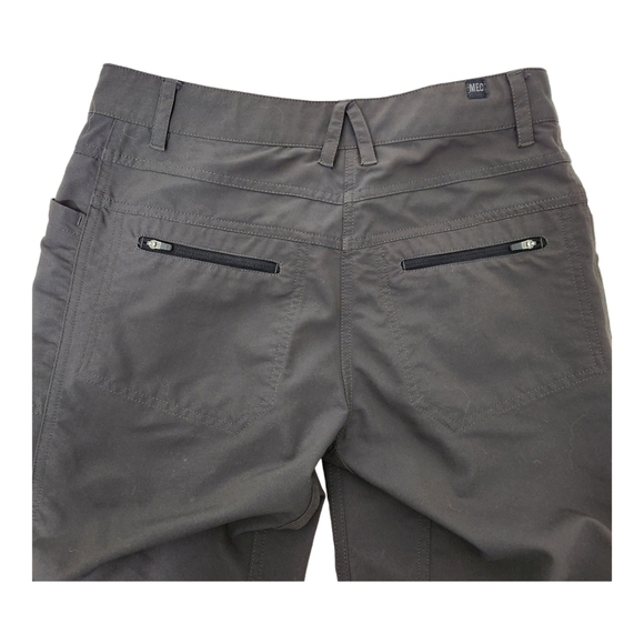 MEC Black Mid Rise Hiking Capri Pants size 4 - Picture 7 of 11
